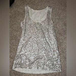 Sparkly Jcrew tank top